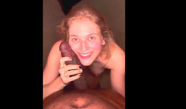 Absolutely happy blonde with BBC